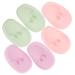 Gogogmee 3 Pairs Silicone Earmuffs Ear Guard for Shower Silicone Hair Dye Earmuffs Ear Caps Hair Salon Ear Shower Caps Ear Cover Hair Dye Shower Ear Cap Keep Warm Ear Muffs