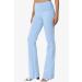 TheMogan Women's Comfy Stretch Cotton Boot Cut Lounge Yoga Pants - Light Blue - Buy Online on GoSupps.com