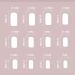 QINGGE Baby Pink Press On Nails - 24Pcs Short Square Acrylic False Nails for Women - Buy Online on GoSupps.com