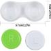 Jinlaili 20PCS Travel Contact Lens Cases Portable Contact Lens Travel Kit Case Mini Box Container Contact Lens Holder Contact Lens Soaking Storage Case with L and R Caps - Green Blue Black Pink - Buy Online on GoSupps.com