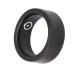 Waterproof ceramic ring portable BT Connection Smart Ring Universal for cell phone health tracker ring with heart rate knife sleep monitor temperature blood oxygen (black No. 22)