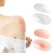2 Pairs Shoulder Pads for Womens Clothing Silicone Shoulder Pads for Dresses Pads Shoulder Soft Reusable Shoulder Push-Up Pads Enhancer Shoulder Pads Height Enhancer(Transparent & Skin)
