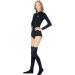 Micosuza Women's Shorty Wetsuit One Piece | 2mm Neoprene Long Sleeve | Front Zip | Thermal Wetsuit Stockings | Surfing Snorkeling Diving | Black Tag XLarge US Large - Buy Online on GoSupps.com
