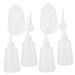 Operitacx 6pi ces Distributeur de Liquide Plastique Souple Flacons Applicateurs pour Colle Peinture Loisirs Cr atifs et Autres Liquides
