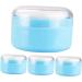 Hohopeti 8 Pcs Body Powder Puff Box - Travel Makeup Puff Set for Baby Powder Application - Charming Blue Air Cushion - 8x8x6cm - 2pcs - Buy Online on GoSupps.com