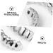 Shop 3 Sets Electroplated Golden Mouth Braces - Hip Hop Style & International Shipping - Buy Online on GoSupps.com