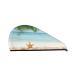 Hair Towel Wrap Hair Drying Towel with Button Towel Turban Head Towel to Dry Hair Quickly (Starfish in Beach)