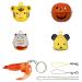 MATTISAM Cat Collar Bells, Loud Dog Collar Bells, Pet Pendant, Jingle Bell for Cat Collar, Dog Collar Charms, Collar Accessories, Pet Tracker Save Birds & Festival Party DIY Crafts Decoration 4PCS Pumpkin & Animals