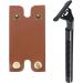 Petufun Leather Razor Head Protection | Durable & Portable Razor Blade Guard with Safe Button Lock | 85x45mm Brown - Buy Online on GoSupps.com