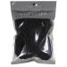 120 pcs Black Hair Elastics for Thick and Curly Hair - No Metal Ties Value Pack (3mm) - Buy Online on GoSupps.com