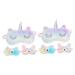Beaupretty 6 Pcs Blindfold Unicorn Sleep Mask Plush Sleep Eye Mask Face Mask for Face Mask Kids Eye Mask for Masks Multi-Function Sleep Mask Eye Cover Soft Supplies Household Polyester Travel