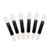 FOYTOKI 50pcs Women Eyeshadow Brush Beauty Sponge Double Sided Eyeshadow Brush Foam White Miss Oval Lipstick