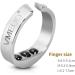 Sleep Aid Ring Steel Acupressure Apnea Insomnia with Adjustable Opening - Stimulate Acupuncture Points for a Good Night's Sleep (L) - Buy Online on GoSupps.com