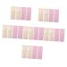 Minkissy 24 STK tweezers protective cover eyelash tweezing bags for make-up tweezers Storage bags for tweezers multitools PU leather travel storage bags 15.7x6cmx6pcs golden pink x6 piece