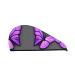 Purple Butterflies Coral Velvet Dry Hair Cap Caps with Buttons for Drying Curly Long & Thick Hair Anti Frizz