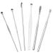 Xinsany 6Pcs/Set Ear Wax Remover Pickers Stainless Steel Earpick Curette Pick Cleaner Spoon Care Clean Silver