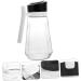 Zerodeko Prartical Oil Pot Oil Vinegar Dispenser 1pc Oil Can Oil Storage Glass Vinegar Bottle Home Oil Bottle Large Capacity Oil Pot 19X12X9.5CM As Shown - Buy Online on GoSupps.com