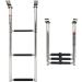 3 Step Stainless Steel Telescoping Boat Dock Ladder for Pontoon Boat/Yacht - Buy Online on GoSupps.com
