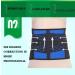 Adjustable Neoprene Support Belt for Back Pain Relief | Posture Corset & Lumbar Support | Unisex Waist/Abdominal Belt (Blue S) - Buy Online on GoSupps.com
