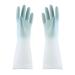 Gradient Waterproof Latex Gloves for Women's Thin Laundry Housekeeping Cleaning Gloves for Kitchen Durable dishwashing Gloves Moon Blue M Size