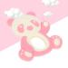 Baby Teething Toy - Cartoon Panda Shape Silicone Teether for Kids | Soft Hugs & Kisses (Pink/Black/Coffee) - Buy Online on GoSupps.com