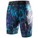 LAFROI Men's Quick Dry Cool Compression Fit Tights Shorts Waistband-YSK09 Commander Small