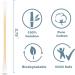 Bamboo Cotton Buds - 600 Count | 100% Biodegradable & Plastic Free Ear Swabs| Eco-Friendly Alternative to Plastic Q Tips | Pack of 1 - Buy Online on GoSupps.com