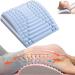 Back extension |Back extensor preservation correction |Cervical traction device for relieving temporal joint complaints |Backknacker for fitness stretch devices lumbar support and relaxation (Blue