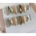Temperament-Enhancing Nail Patch Fake Nails Patch TIK Tok's Detachable Fairy Wearing Nail Patch Finished Bride's Wearable Nail Patch (10-Piece Package). (Size : S) Small - Buy Online on GoSupps.com