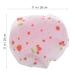 Lurrose Double Layer Waterproof Strawberry Printed Shower Cap - Fast Dry Hair Hat for Home Spa - Buy Online on GoSupps.com