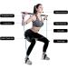 Buy Fitness Resistance Bands - Elastic Rubber Exercise Tube Bands for Strength Training & Pilates - Multicolor Set for Home Workouts - Buy Online on GoSupps.com