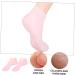 Beavorty 2 Pairs Sock Spa Soften Moisturizing Foot Silicone Gel Foot Stocking Skin Soles Moisturing Foot Moisturizing Heel Sleeves Humidor Gel Pink Sole Pad Sebs Moisturize Women's - Buy Online on GoSupps.com