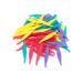 Iercza orthodontic elastic disposable plastic toothpings 12 pieces for braces material placement removal tools elastic cable hooks elastic hooks of orthodontic