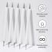 SculptZen 5 Pcs Embossing Tool Set with Different Size Double End Embossing Stylus Tracing Dotting Tool for Embossing Art Carbon Transfer Paper Mandala Rock Painting Pottery Clay DIY Craft Nail Art - Buy Online on GoSupps.com