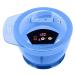 Electric Hair Coloring Bowl, Hair Art Dyestuff Automatic Mixer Blender Household Hair Dye Cream Mixing Bowl Kit(Blue)