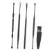 Lurrose 1 Set Ear Cleaner Kit De Limpieza De Oidos Cleaning Kit Ear Peircing Kit Rotating Ear Scoop Ear Pick Cleaner Earwax Removal Kit Practical Ear Pick Ear Clean Tools Kit 410 Steel