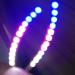 Wishwin Led light false eyelashes waterproof unisex shiny charming charming eyelid band eyelashes makeup for party club bar halloween