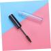Didiseaon 5pcs Eyelash Brush Tube Large Empty Tube Funnel Empty Tube with Inner Plug Clear Mascara Tube Black - Buy Online on GoSupps.com