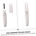 1 Set Eyelash Curler Eyelash Holder Makeup Tool Beauty Tool Electric Eyelash Curling Tool Heated Curler Clip Abs Portable White - Buy Online on GoSupps.com