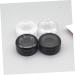 FRCOLOR 10 Sets Boxes Eye Shadow Box Travel Containers for Creams Eye Shade Face Cream Container Portable Eyeshadow Container Empty Eyeshadow Organizer Mini Lotion 3.8X3.8X1.9CM Black 1 - Buy Online on GoSupps.com