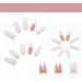 24pcs Long White Ballerina Acrylic Press-On Nails with Diamonds - Full Cover Artificial Nails for Women & Girls - Buy Online on GoSupps.com