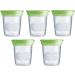 MAM set of 5 containers for milk and food made of plastic without Bpa and Bps
