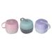 Pacifier Holder Case 3-Piece Food Grade Pacifier Holder Case with Large Capacity for Milk Powder Snacks