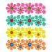 Sasswear Blacklight Body Stickers - Neon Fashion Accessories for Raves Festivals and Glow Parties 40/pk (Daisy)