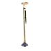 Walkers for Seniors Elderly Crutches Non-Slip 3 Foot Sucker Base Walking Sticks Telescopic Cane with LED Flashlights for Different Terrains Trips rollator Walker Durable Mobility Aid Interesting Gold