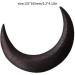 Halloween Moon Fork Wooden Hairpin Barrettes Hair Comb Hair Styling Tool Accessories Headbands Black - Buy Online on GoSupps.com
