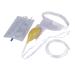 Urine bag urinal pipe holder for male female bladder control and incontinence with the elastic waistband ventilate and reusable (female)