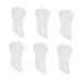 FOMIYES 3pairs Forefoot Pad De Gel Transparente Clear Pumps Insoles for Heels Shoes Pad Heel Cups for Shoes Heel Inserts Arch Support Insoles Front Palm Pad Orthotic Insoles
