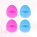 Milisten 4pcs Silicone Face Scrubbers Exfoliator Brush Facial Cleansing Pad Blackhead Scrubber Exfoliating Pore Cleansing Pad Removing Face Brush - Buy Online on GoSupps.com