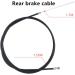 Baby Flower Black Bicycle Brake Cable Set - Front & Rear Mountain Bike Accessories (2pcs) - Buy Online on GoSupps.com